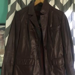 Vintage real leather jacket At least 30 years old!